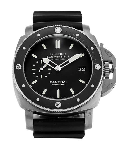 used panerai luminor au|pre owned panerai submersible.